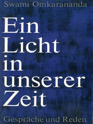 cover image of Ein Licht in unserer Zeit